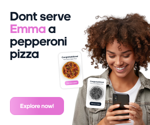 Blog banner 2 - Pepperoni pizza - name drop